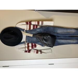 Peyton Primrose Striped Knit Sweater – Women’s Small (Oversized)